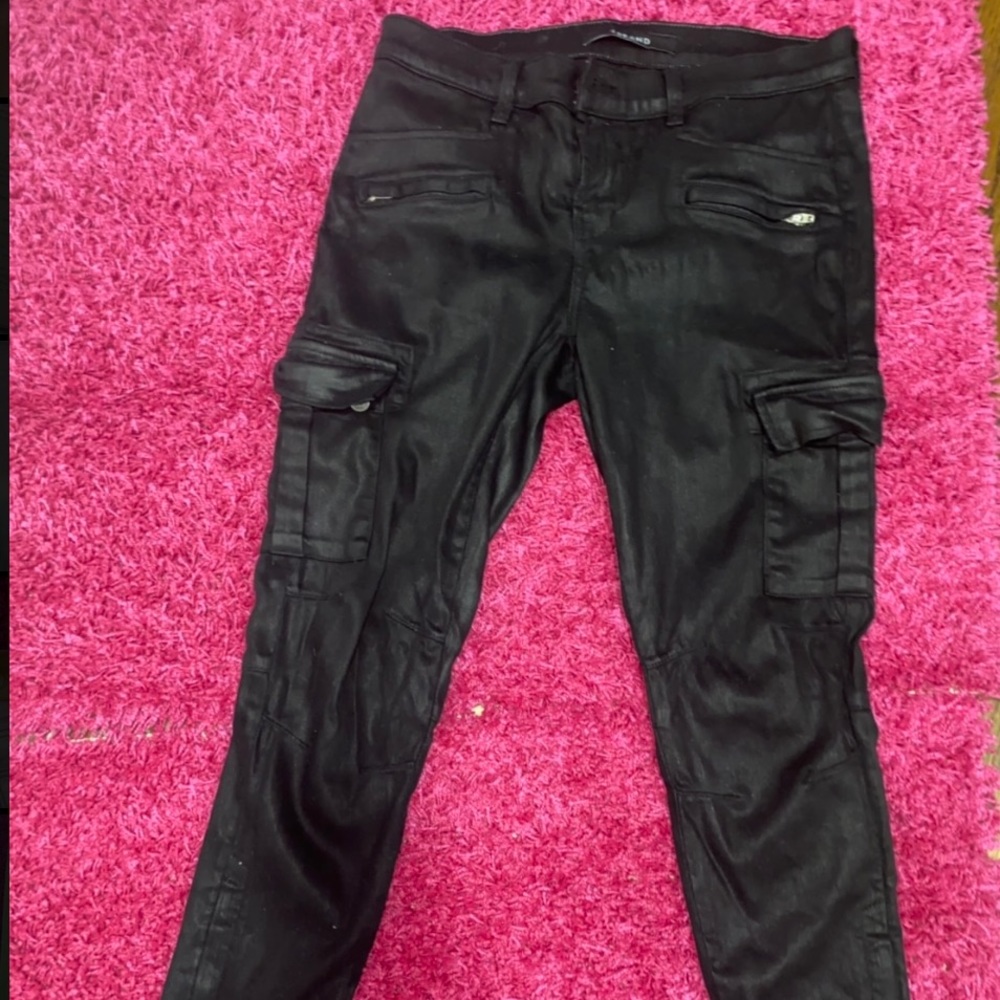 J Brand wax cargo pants